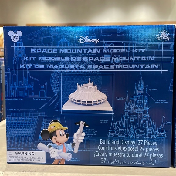 Disney Parks Space Mountain Model Kit - Picture 2 of 3